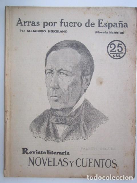 Colecionismo de Revistas e Jornais: ARRAS POR FUERO DE ESPA&Ntilde;A ALEJANDRO HERCULANO REVISTA LITERA A&Ntilde;OS 30 21X28 CM.