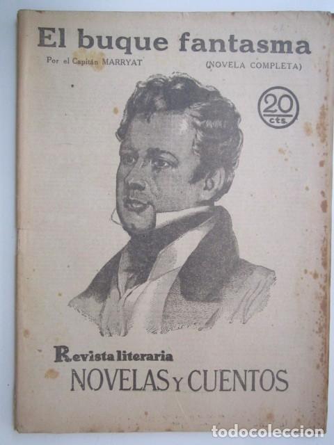 Coleccionismo de Revistas y Peri&oacute;dicos: EL BUQUE FANTASMA CAPITAN MARRYAT REVISTA LITERA A&Ntilde;OS 30 21X28 CM.