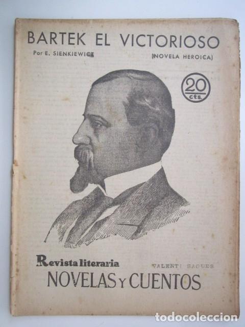 Coleccionismo de Revistas y Peri&oacute;dicos: BARTEK EL VICTORIOSO DE SIENKIEWICZ REVISTA LITERA A&Ntilde;OS 30 21X28 CM.