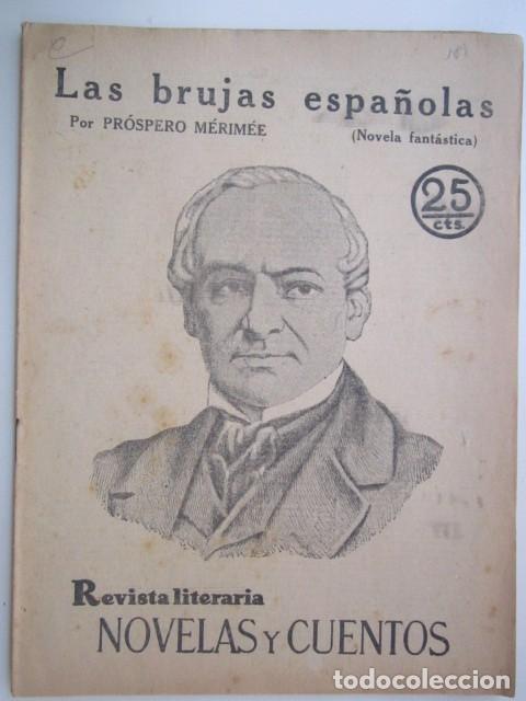 Coleccionismo de Revistas y Peri&oacute;dicos: LAS BRUJAS ESPA&Ntilde;OLAS DE PROSPERO MERIME REVISTA LITERA A&Ntilde;OS 30 21X28 CM.