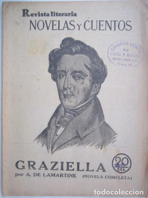 Collezionismo di Riviste e Giornali: GRAZIELLA POR A. DE LA MARTINE REVISTA LITERA A&Ntilde;OS 30 21X28 CM.
