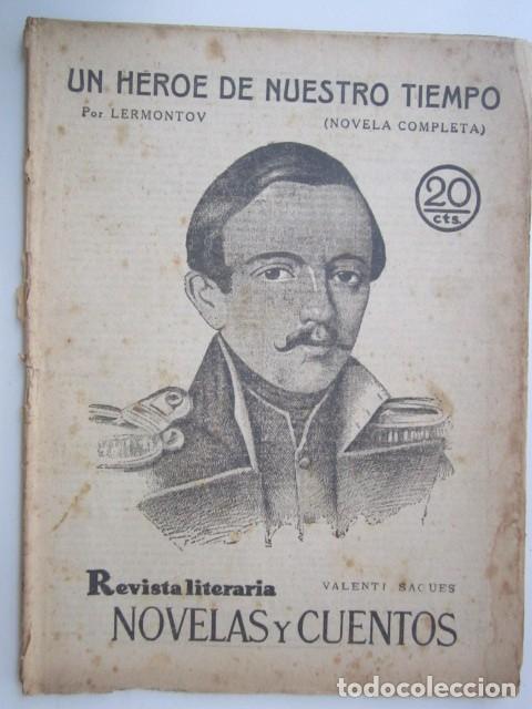 Collezionismo di Riviste e Giornali: UN HEROE DE NUESTRO TIEMPO POR LERMOTOV REVISTA LITERA A&Ntilde;OS 30 21X28 CM.