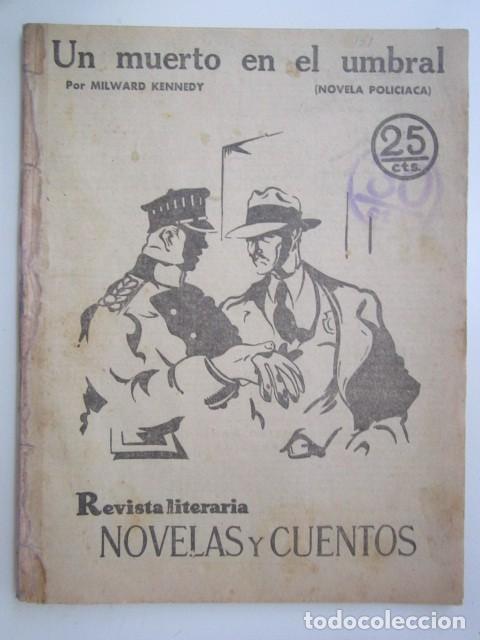 Collezionismo di Riviste e Giornali: UN MUERTO EN EL HUMBRAL POR MILWARD KENNEDY REVISTA LITERA A&Ntilde;OS 30 21X28 CM.
