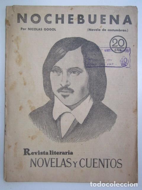 Coleccionismo de Revistas y Peri&oacute;dicos: NOCHEBUENA POR NICOLAS GOGOL REVISTA LITERA A&Ntilde;OS 30 21X28 CM.