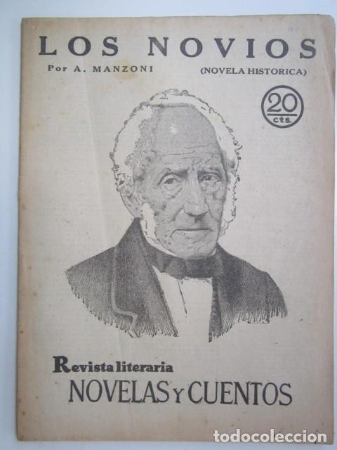 Coleccionismo de Revistas y Peri&oacute;dicos: LOS NOVIOS POR A.MANZONI REVISTA LITERA A&Ntilde;OS 30 21X28 CM.