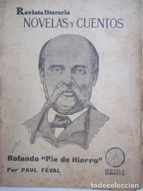 Coleccionismo de Revistas y Peri&oacute;dicos: ROLANDO PIE DE HIERRO POR PAUL FEVAL REVISTA LITERA A&Ntilde;OS 30 21X28 CM.