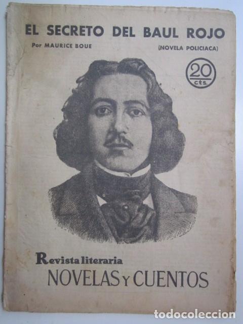 Coleccionismo de Revistas y Peri&oacute;dicos: EL SECRETO DEL BAUL DE ORO POR MAURICE BOUE REVISTA LITERA A&Ntilde;OS 30 21X28 CM.