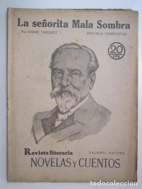 Coleccionismo de Revistas y Peri&oacute;dicos: LA SE&Ntilde;ORITA DE MALA SOMBRA POR ANDRE THEURIET REVISTA LITERA A&Ntilde;OS 30 21X28 CM.