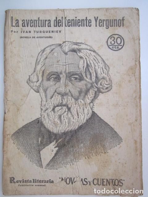 Collection Magazines and Newspapers: LA AVENTURA DEL TENIENTE YERGUNOF REVISTA LITERARIA A&Ntilde;OS 30 23 X 33CM. CM.