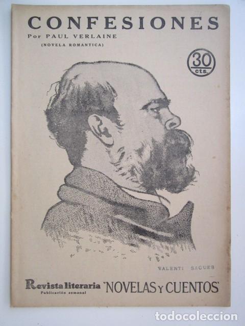 Collection Magazines and Newspapers: CONFESIONES DE PAUL VERLAINE REVISTA LITERARIA A&Ntilde;OS 30 23 X 33CM. CM.