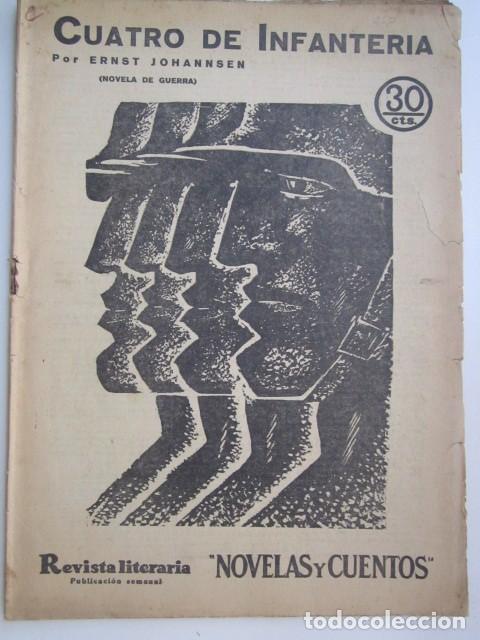 Collectionnisme de Revues et Journaux: CUATRO DE INFANTERIA DE ERNST JOHANNSEN REVISTA LITERARIA A&Ntilde;OS 30 23 X 33CM. CM.