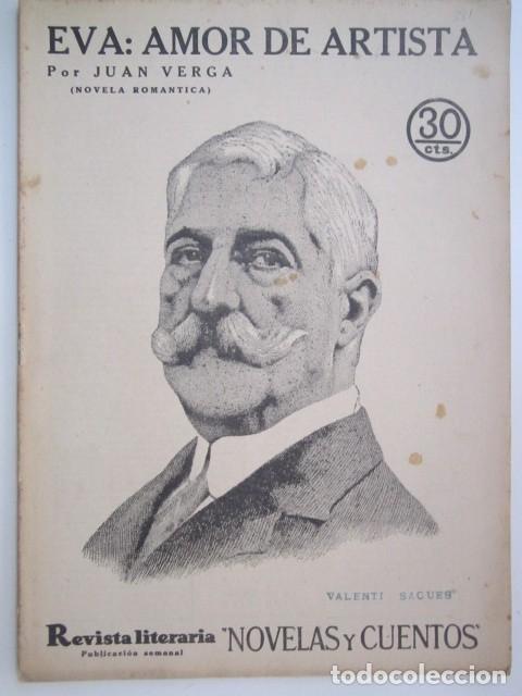 Collectionnisme de Revues et Journaux: EVA - AMOR DE ARTISTA DE JUAN VERGA REVISTA LITERARIA A&Ntilde;OS 30 23 X 33CM. CM.