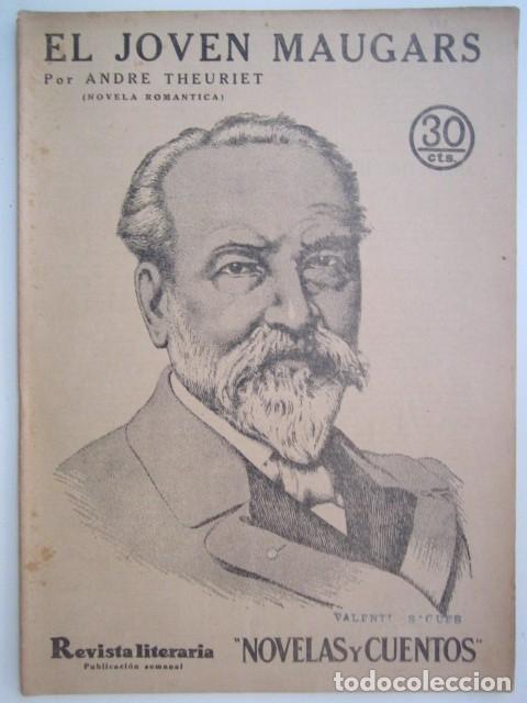 Collectionnisme de Revues et Journaux: EL JOVEN MAUGARS DE ANDRE THEURIET REVISTA LITERARIA A&Ntilde;OS 30 23 X 33CM. CM.