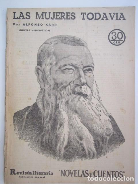 Sammeln von Zeitschriften und Zeitungen: LAS MUJERES TODAVIA DE ALFONSO KARR REVISTA LITERARIA A&Ntilde;OS 30 23 X 33CM. CM.