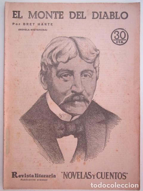 Sammeln von Zeitschriften und Zeitungen: EL MONTE DEL DIABLO DE BRET HARTE REVISTA LITERARIA A&Ntilde;OS 30 23 X 33CM. CM.