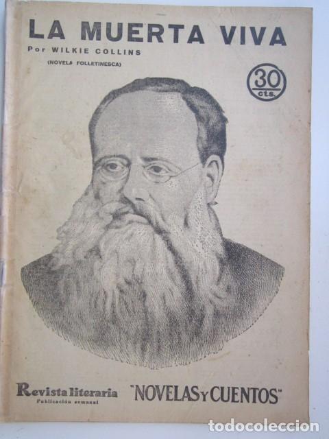 Collection Magazines and Newspapers: LA MUERTA VIVA DE WILKIE COLLINS REVISTA LITERARIA A&Ntilde;OS 30 23 X 33CM. CM.