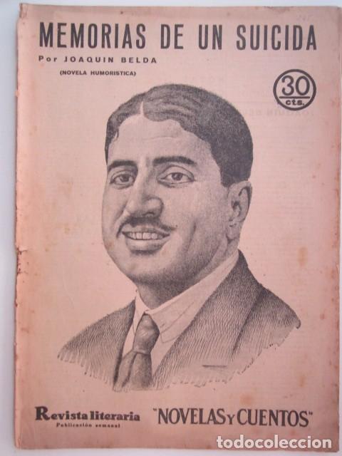 Collection Magazines and Newspapers: MEMORIAS DE UN SUICIDA DE JOAQUIN BELDA REVISTA LITERARIA A&Ntilde;OS 30 23 X 33CM. CM.