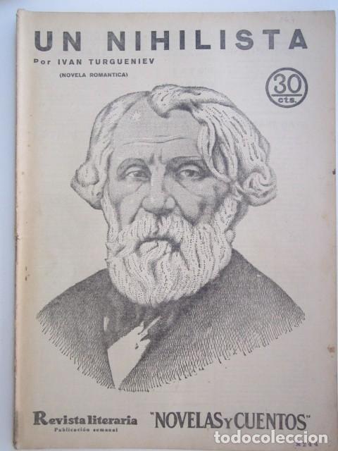 Collection Magazines and Newspapers: UN NIHLISTA DE IVAN TUGUENIEV REVISTA LITERARIA A&Ntilde;OS 30 23 X 33CM. CM.