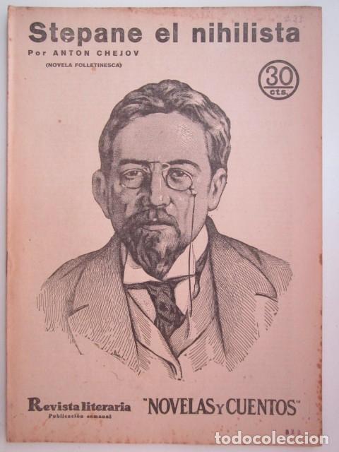 Coleccionismo de Revistas y Peri&oacute;dicos: STEPANE EL NIHILISTA DE ANTON CHEJOV REVISTA LITERARIA A&Ntilde;OS 30 23 X 33CM. CM.