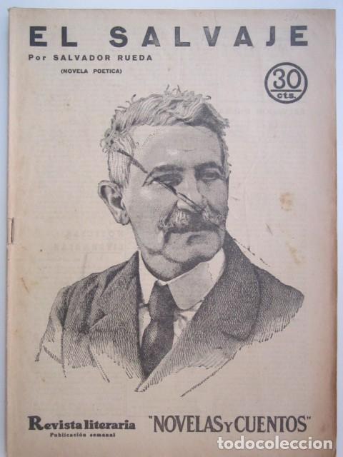 Collectionnisme de Revues et Journaux: EL SALVAJE DE SALVADOR RUEDA REVISTA LITERARIA A&Ntilde;OS 30 23 X 33CM. CM.