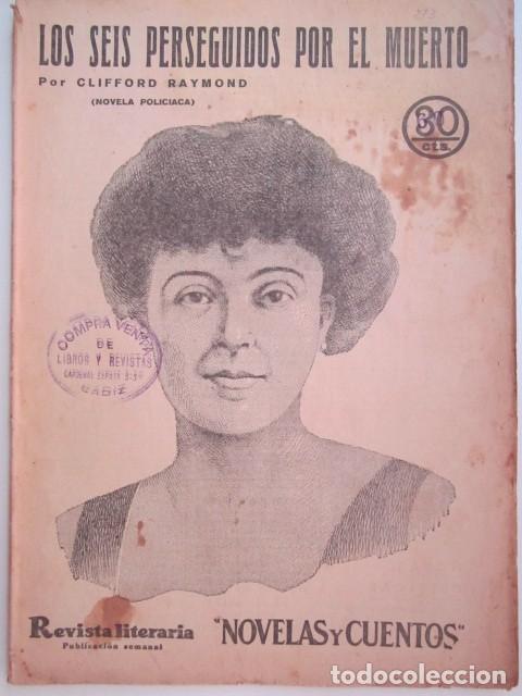 Collectionnisme de Revues et Journaux: LOS SEIS PERSEGUIDOS POR EL MUERTO DE CLIFFORD RAYMOND REVISTA LITERARIA A&Ntilde;OS 30 23 X 33CM. CM.