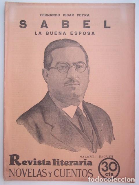 Collectionnisme de Revues et Journaux: SABEL FERNANDO ISCAR REVISTA LITERARIA A&Ntilde;OS 30 23 X 33CM. CM.