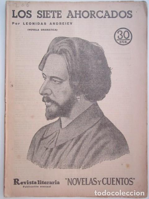 Collectionnisme de Revues et Journaux: LOS SIETE AHORCADOS DE LEONIDAS ANDREIEV REVISTA LITERARIA A&Ntilde;OS 30 23 X 33CM. CM.