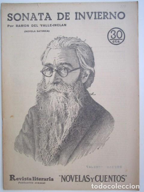 Collectionnisme de Revues et Journaux: SONATA DE INVIERNO DE VALLEINCLAN REVISTA LITERARIA A&Ntilde;OS 30 23 X 33CM. CM.