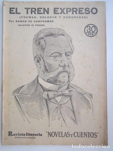 Collectionnisme de Revues et Journaux: EL TREN EXPRESO DE R. DE CAMPOAMOR REVISTA LITERARIA A&Ntilde;OS 30 23 X 33CM. CM.