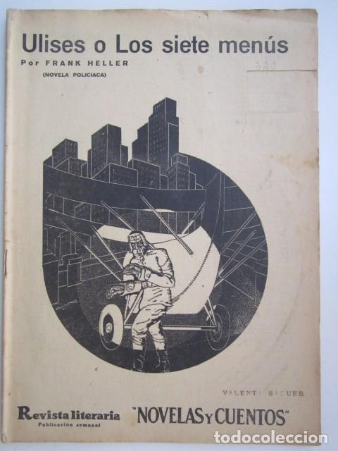 Collectionnisme de Revues et Journaux: ULISES Y LOS SIETE MENUS DE FRANK HELLER REVISTA LITERARIA A&Ntilde;OS 30 23 X 33CM. CM.