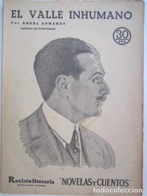 Collectionnisme de Revues et Journaux: EL VALLE INHUMANO DE ANDRE ARMANDY REVISTA LITERARIA A&Ntilde;OS 30 23 X 33CM. CM.