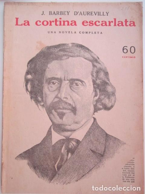 Collection Magazines and Newspapers: LA CORTINA ESCARLATA DE J. BARBEY D'AUREVILLY NOVELAS Y CUENTOS A&Ntilde;OS 30 23 X 33CM. CM.