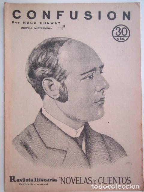 Collectionnisme de Revues et Journaux: CONFUSION DE HUGO CONWAY REVISTA LITERARIA A&Ntilde;OS 30 23 X 33CM. CM.