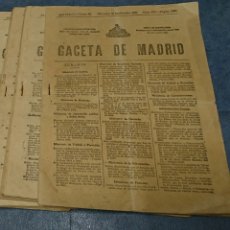 Coleccionismo de Revistas y Periódicos: GACETA DE MADRID, 1931 MES DE SEPTIEMBRE COMPLETO. Lote 270201133