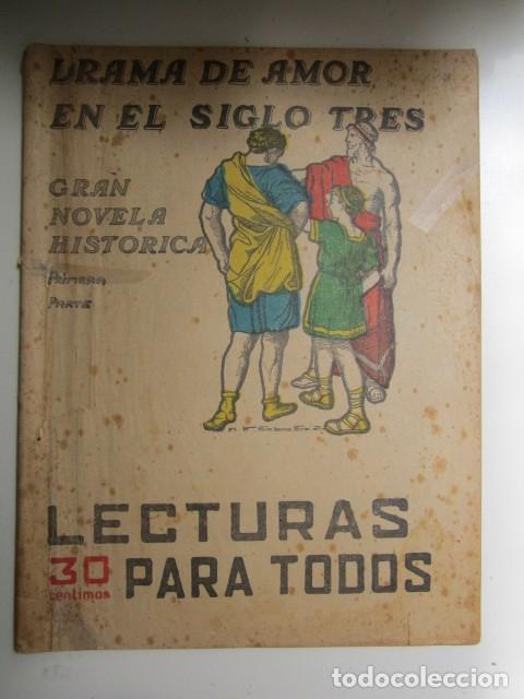 Collectionnisme de Revues et Journaux: REVISTA LECTURA PARA TODOS DRAMA DE AMOR EN EL SIGLO III PRIMERA PARTE 1935