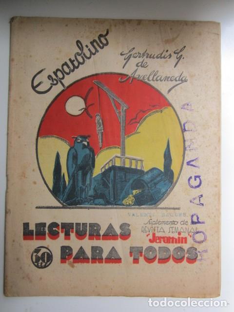 Collectionnisme de Revues et Journaux: REVISTA LECTURA PARA TODOS ESPATOLINO DE GERTRUDIS G. DE AVELLANEDA 1932