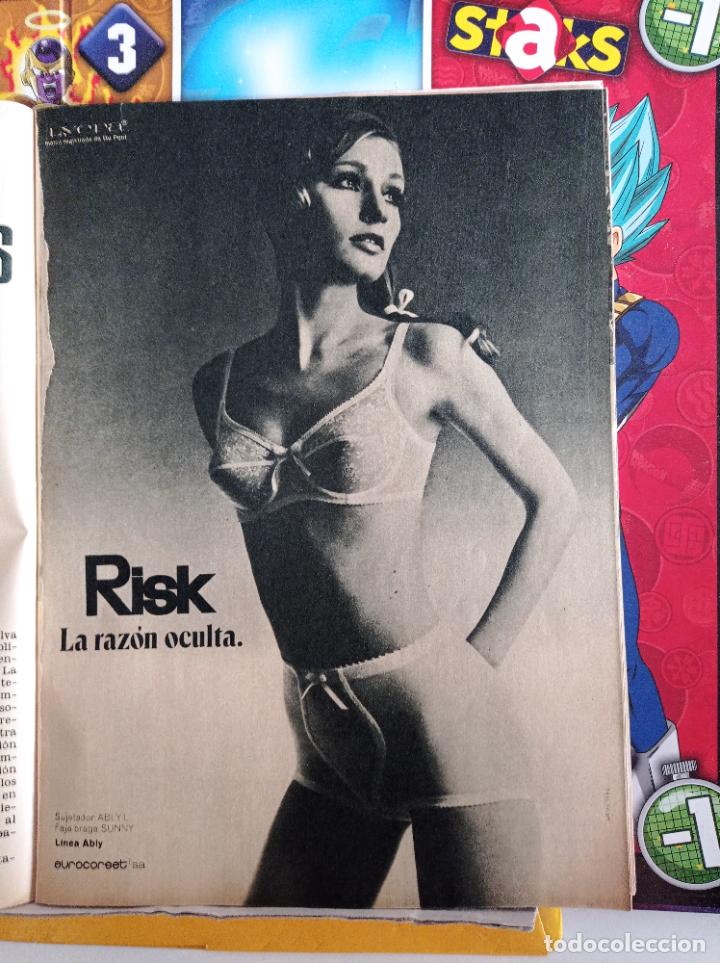 Coleccionismo de revistas y peri&oacute;dicos: anuncio lenceria risk