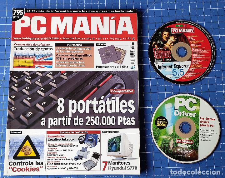 Coleccionismo de Revistas y Peri&oacute;dicos: REVISTA PC MANIA N&ordm; 11 - CON DOS CDS