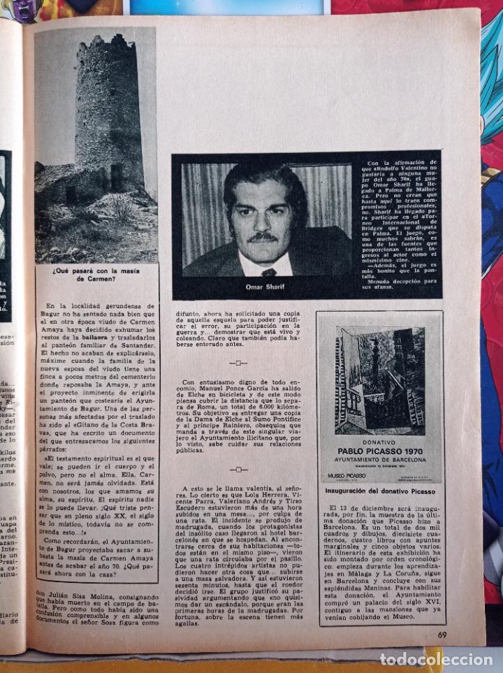 Coleccionismo de Revistas y Peri&oacute;dicos: OMAR SHARIF LA MASIA DE CARMEN AMAYA