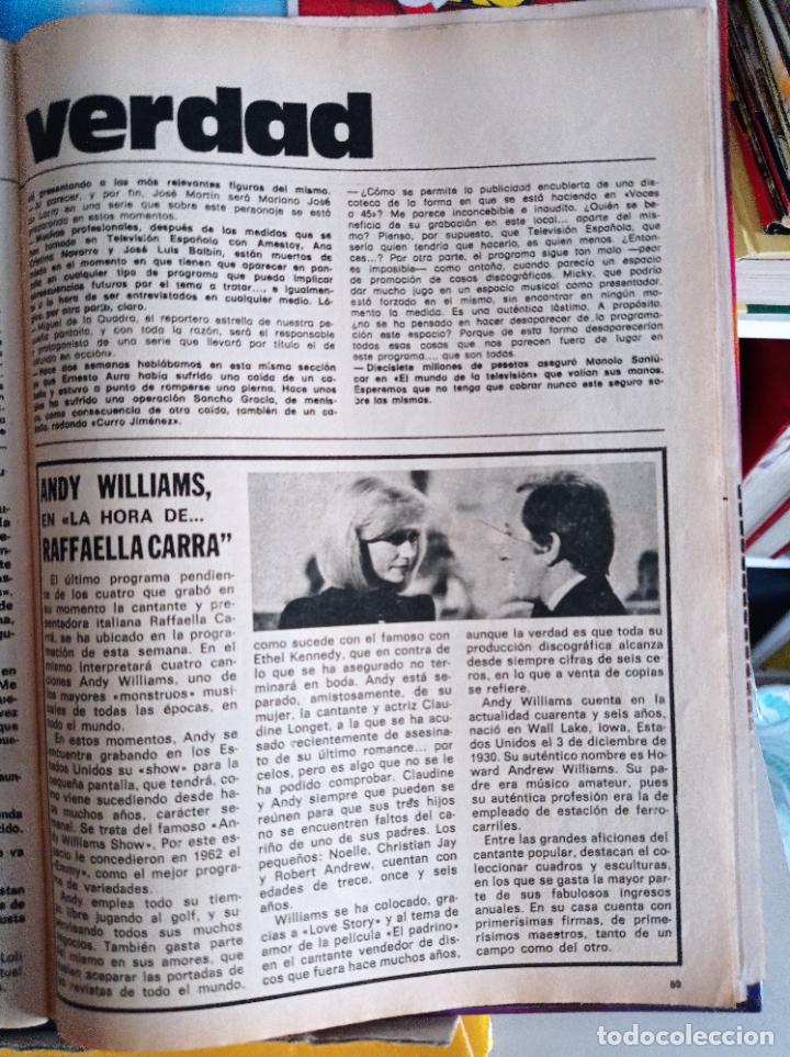 Coleccionismo de Revistas y Peri&oacute;dicos: RAFFAELLA CARRA RAFAELA RAFAELLA ANDY WILLIAMS