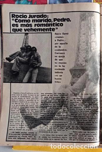 Coleccionismo de Revistas y Peri&oacute;dicos: ROCIO JURADO PEDRO CARRASCO