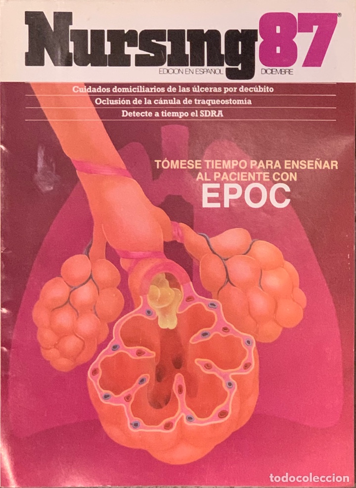 Colecionismo de Revistas e Jornais: Revista Nursing. N&ordm; 10. Volumen 5. Diciembre 1987.
