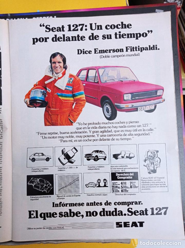 Coleccionismo de Revistas y Peri&oacute;dicos: ANUNCIO SEAT 127 EMERSON FITTIPALDI