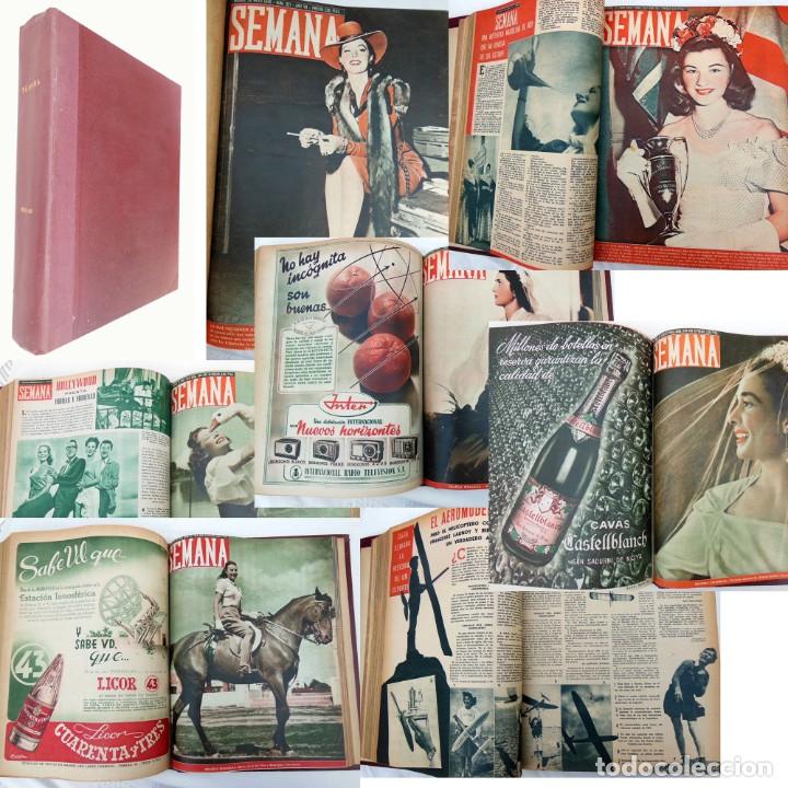 Colecionismo de Revistas e Jornais: SEMANA. 36 n&uacute;meros de 1946 / 1950