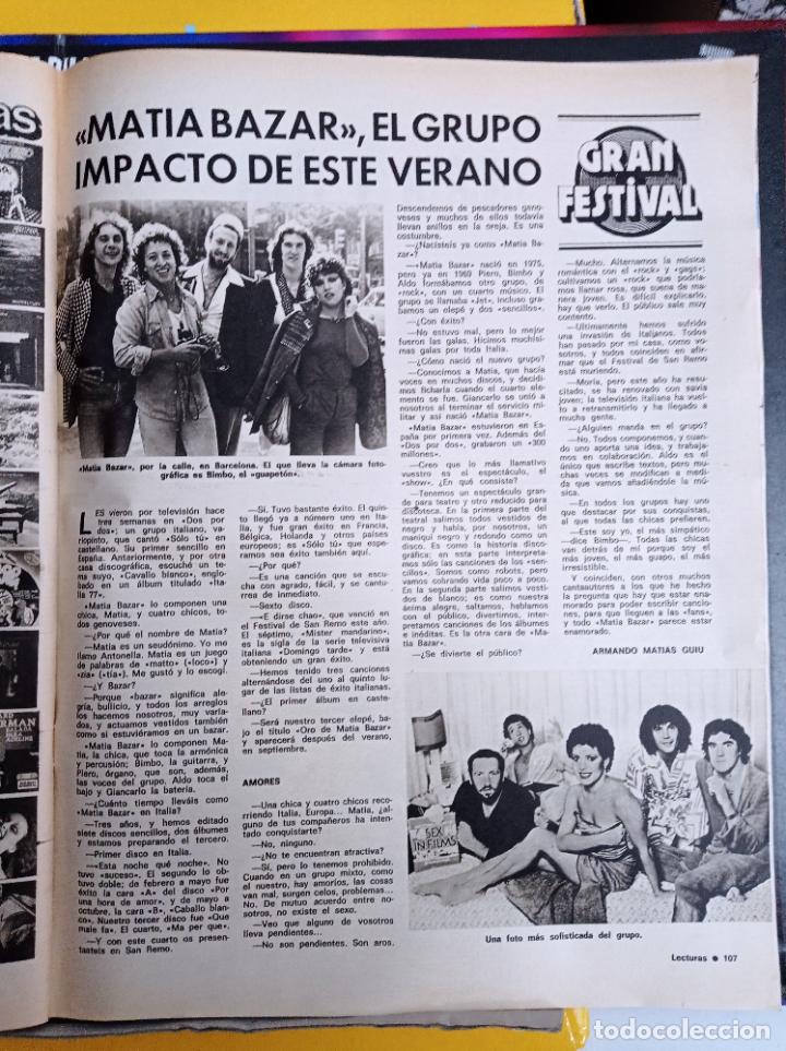 Coleccionismo de revistas y peri&oacute;dicos: matia bazar