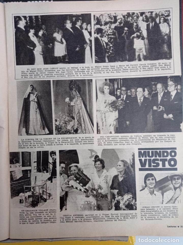 Coleccionismo de revistas y peri&oacute;dicos: ursula andress johan cruyy elton john la encarnacion de salamanca la duquesa de alba