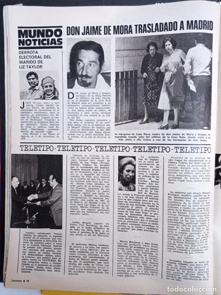 Coleccionismo de Revistas y Peri&oacute;dicos: jaime de mora y aragon elizabeth taylor ana de inglaterra