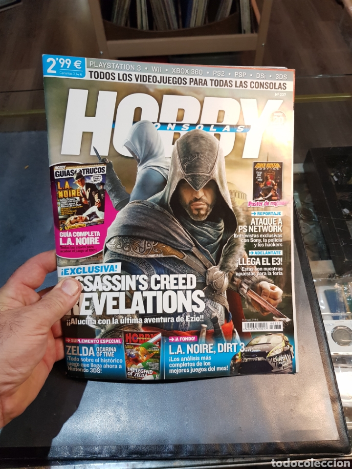 Coleccionismo de Revistas y Peri&oacute;dicos: Revista Hobby Consolas n&uacute;mero 237 exclusiva Assassin's Creed composter con libreto de trucos