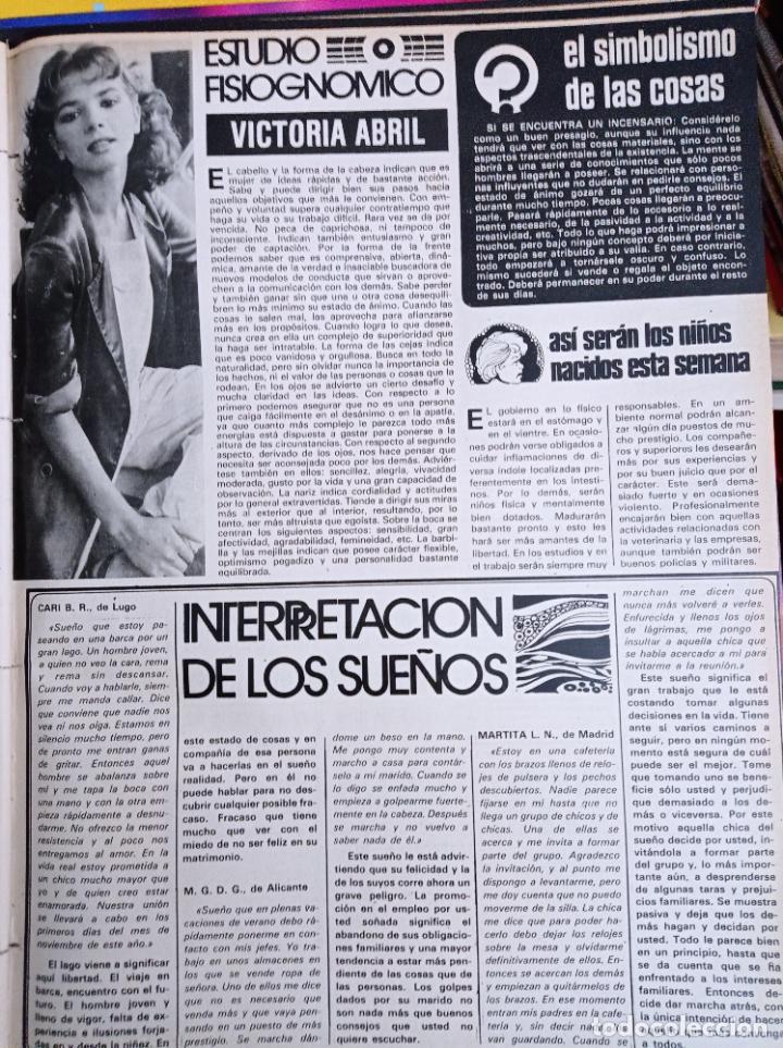 Coleccionismo de revistas y peri&oacute;dicos: victoria abril