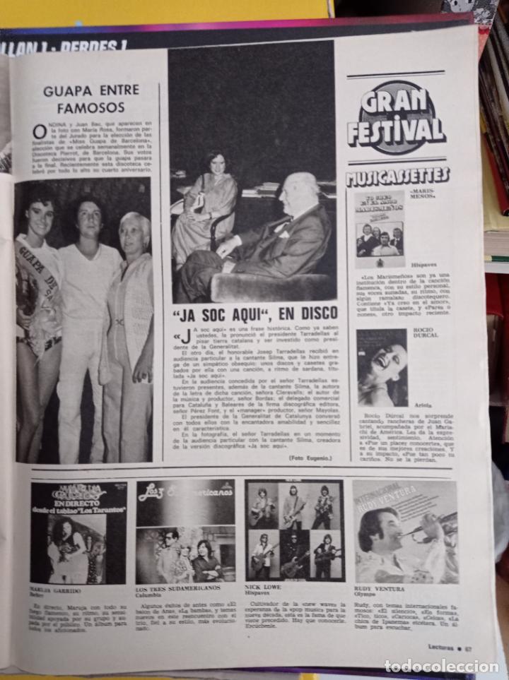Coleccionismo de Revistas y Peri&oacute;dicos: ondina juan bau miss guapa de barcelona rocio durcal rudy ventura maruja garrido nick lowe los tres